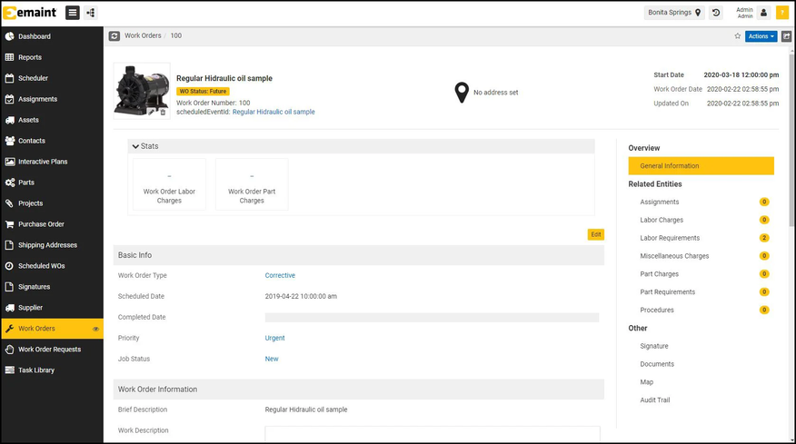 emaint computerized maintenance management system